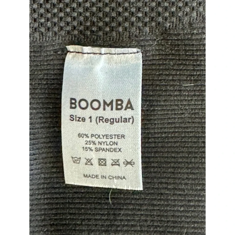 Boomba Shaping Thermal Tights Black Beige High Waist Shaping Hosiery Size 1 XS-M